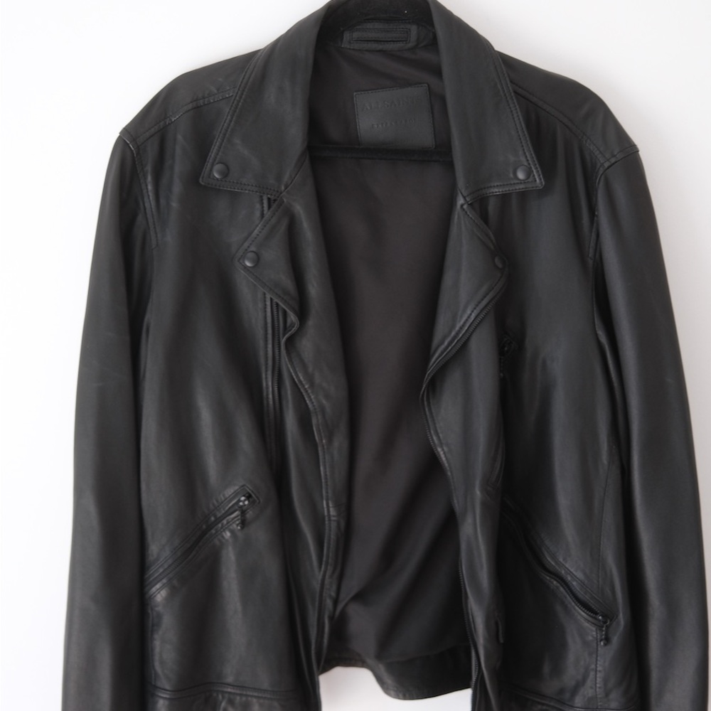 New All Saints  Leather Jacket